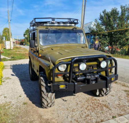 Зарегистрировали силовые бамперы на УАЗ 3151 в Гусь-Хрустальном за 5 000 ₽
